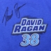 Autographed David Ragan 38 Select Blinds Front Row Motorsports Tee - DRSBRMTEE-AUT-1