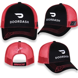 Bubba Wallace DoorDash Sponsor Hat - Adult OSFM Bubba Wallace, NASCAR, Cup Series, Hat