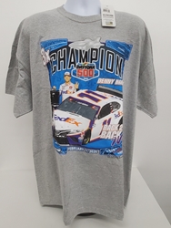 Denny Hamlin Daytona Win Grey Shirt Denny Hamlin, shirt, nascar Daytona Win