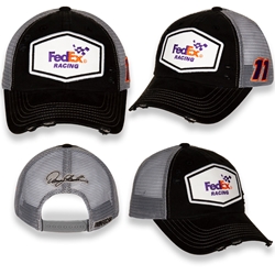 Denny Hamlin FedEX Racing Vintage Trucker Hat - Adult OSFM Denny Hamlin, 2022, NASCAR Cup Series