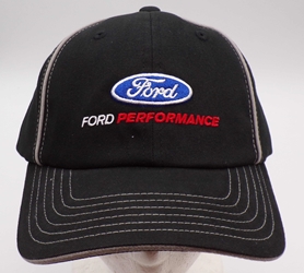 Black Ford Performance 100% Cotton Adult Hat Hat, Licensed