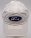 Ford White & Blue 100% Cotton Adult Hat  - FORD-D7719