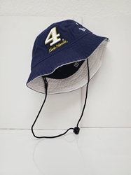 Kevin Harvick #4 Blue Name & Number New Era Bucket Hat - OSFM Kevin Harvick, NASCAR, apparel, hat