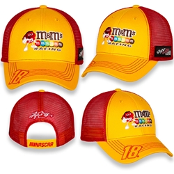 Kyle Busch M&Ms Racing Sponsor Hat - Adult OSFM Kyle Busch, NASCAR, Cup Series, Hat