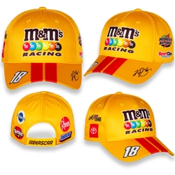Kyle Busch M&Ms Racing Uniform Hat - Adult OSFM Kyle Busch, 2022, NASCAR Cup Series