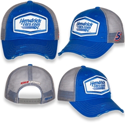 Kyle Larson 2022 HendrickCars.com Vintage Trucker Hat - Adult OSFM Kyle Larson, 2022, NASCAR Cup Series