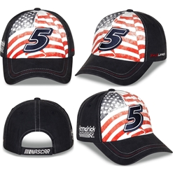 Kyle Larson #5 Patriotic Hat - Adult OSFM Kyle Larson, 2022, NASCAR Cup Series