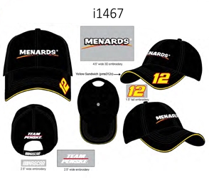 *Preorder* Ryan Blaney 2022 Menards Performance Hat - Adult OSFM Ryan Blaney, Menards, 2022, NASCAR Cup Series